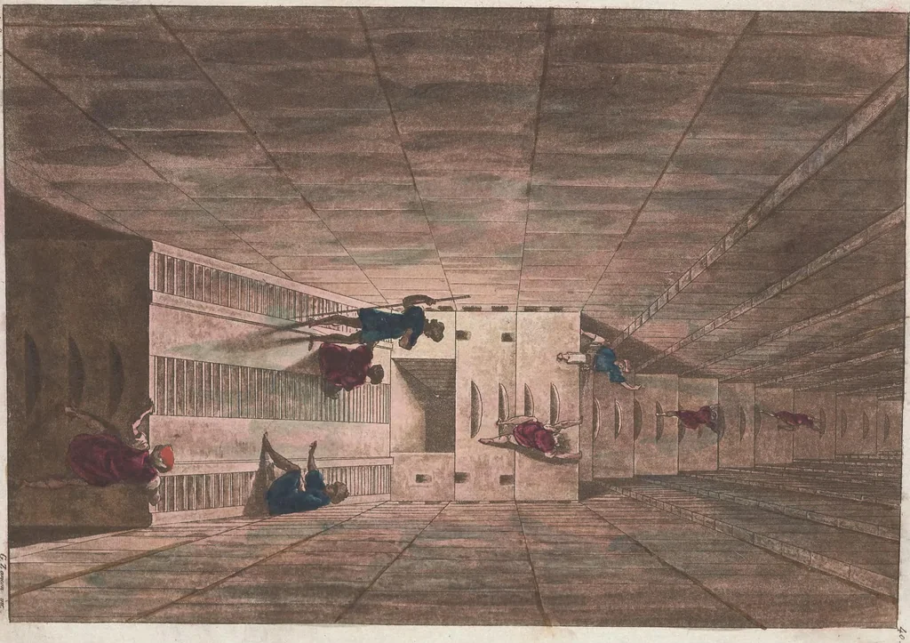 An illustration from Le Costume ancien et moderne ; ou, Histoire du gouvernement, de la milice, de la religion, des arts, sciences et usages de tous les peuples anciens et modernes, d'après les monumens de l'antiquité et accompagné de dessins analogues au sujet, 1815, leaf 263