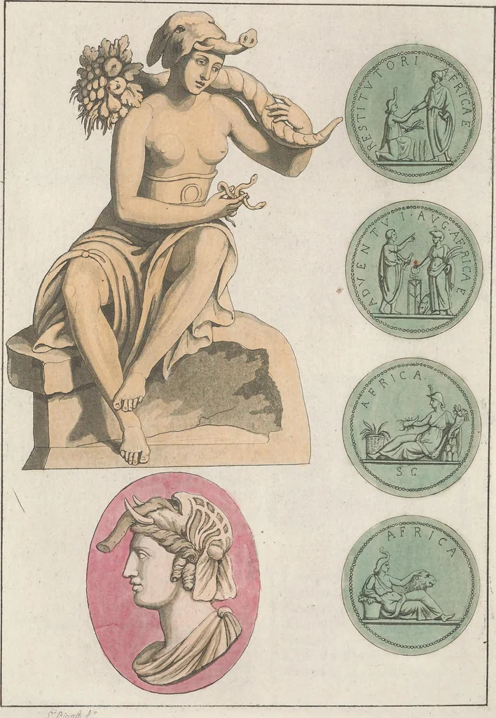 An illustration from Le Costume ancien et moderne ; ou, Histoire du gouvernement, de la milice, de la religion, des arts, sciences et usages de tous les peuples anciens et modernes, d'après les monumens de l'antiquité et accompagné de dessins analogues au sujet, 1815, leaf 27