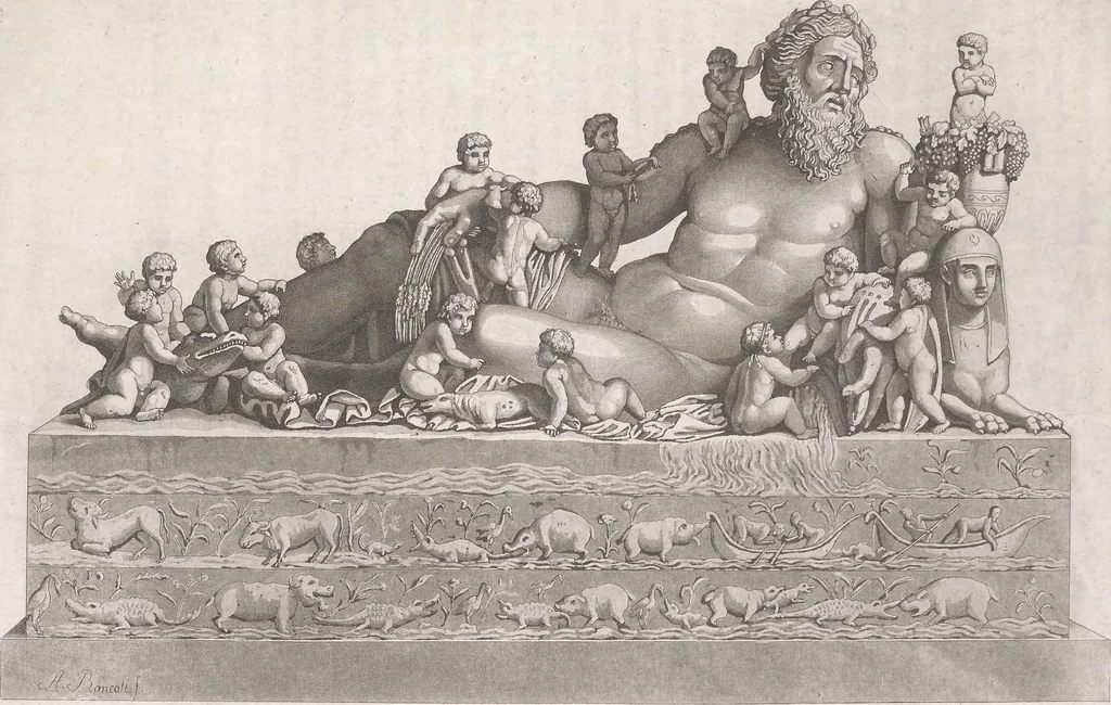 An illustration from Le Costume ancien et moderne ; ou, Histoire du gouvernement, de la milice, de la religion, des arts, sciences et usages de tous les peuples anciens et modernes, d'après les monumens de l'antiquité et accompagné de dessins analogues au sujet, 1815, leaf 50