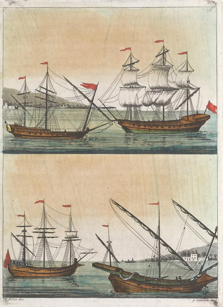 An illustration from Le Costume ancien et moderne ; ou, Histoire du gouvernement, de la milice, de la religion, des arts, sciences et usages de tous les peuples anciens et modernes, d'après les monumens de l'antiquité et accompagné de dessins analogues au sujet, 1815, leaf 548