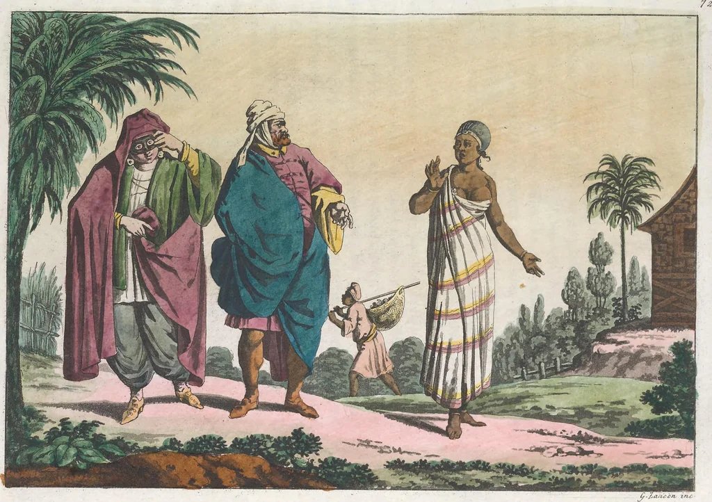 An illustration from Le Costume ancien et moderne ; ou, Histoire du gouvernement, de la milice, de la religion, des arts, sciences et usages de tous les peuples anciens et modernes, d'après les monumens de l'antiquité et accompagné de dessins analogues au sujet, 1815, leaf 558
