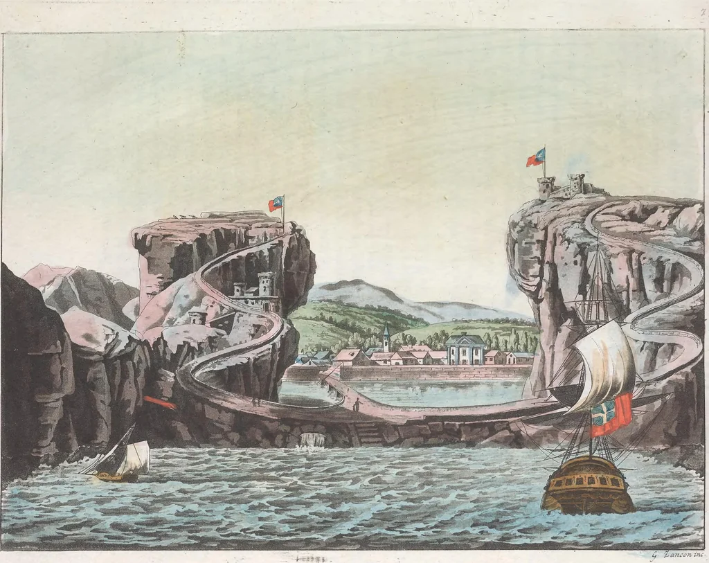 An illustration from Le Costume ancien et moderne ; ou, Histoire du gouvernement, de la milice, de la religion, des arts, sciences et usages de tous les peuples anciens et modernes, d'après les monumens de l'antiquité et accompagné de dessins analogues au sujet, 1815, leaf 598
