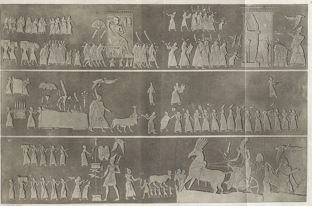 An illustration from Le Costume ancien et moderne ; ou, Histoire du gouvernement, de la milice, de la religion, des arts, sciences et usages de tous les peuples anciens et modernes, d'après les monumens de l'antiquité et accompagné de dessins analogues au sujet, 1815, leaf 90