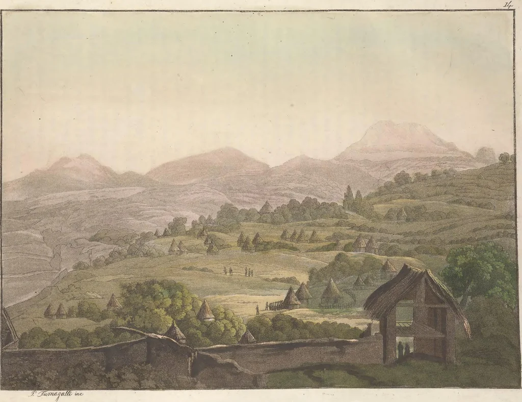 An illustration from Le Costume ancien et moderne ; ou, Histoire du gouvernement, de la milice, de la religion, des arts, sciences et usages de tous les peuples anciens et modernes, d'après les monumens de l'antiquité et accompagné de dessins analogues au sujet, 1815, leaf 123