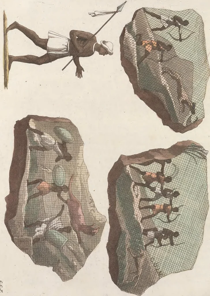 An illustration from Le Costume ancien et moderne ; ou, Histoire du gouvernement, de la milice, de la religion, des arts, sciences et usages de tous les peuples anciens et modernes, d'après les monumens de l'antiquité et accompagné de dessins analogues au sujet, 1815, leaf 19