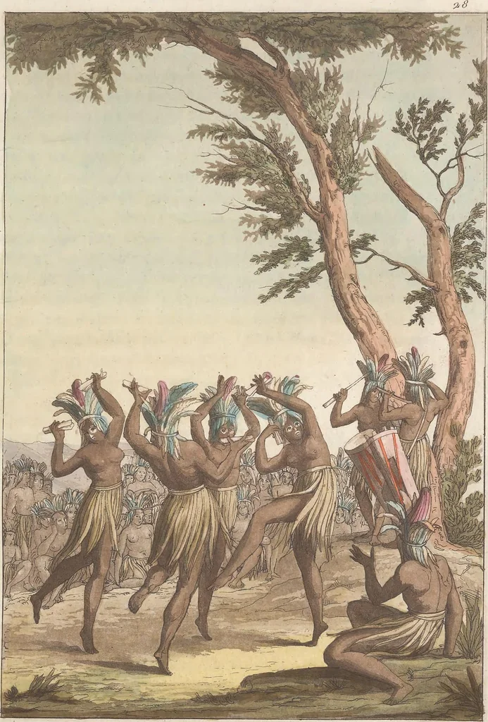 An illustration from Le Costume ancien et moderne ; ou, Histoire du gouvernement, de la milice, de la religion, des arts, sciences et usages de tous les peuples anciens et modernes, d'après les monumens de l'antiquité et accompagné de dessins analogues au sujet, 1815, leaf 234