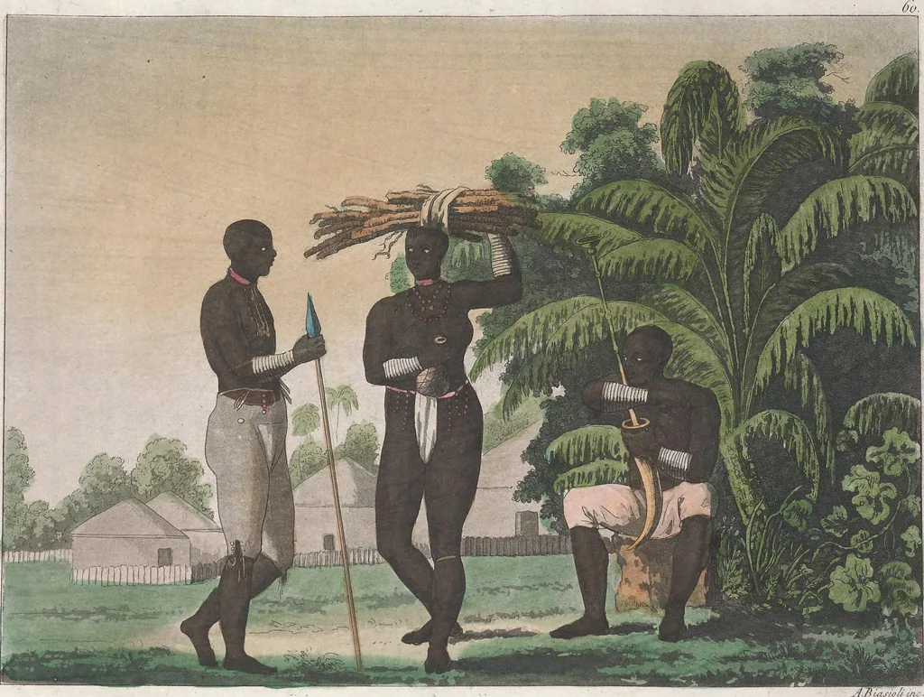 An illustration from Le Costume ancien et moderne ; ou, Histoire du gouvernement, de la milice, de la religion, des arts, sciences et usages de tous les peuples anciens et modernes, d'après les monumens de l'antiquité et accompagné de dessins analogues au sujet, 1815, leaf 521
