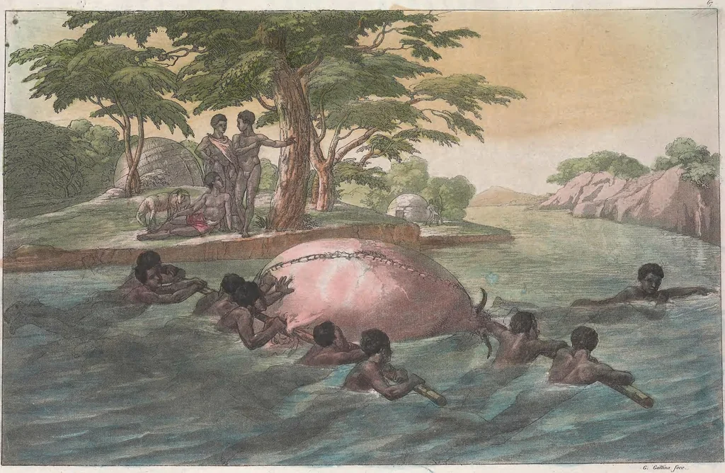 An illustration from Le Costume ancien et moderne ; ou, Histoire du gouvernement, de la milice, de la religion, des arts, sciences et usages de tous les peuples anciens et modernes, d'après les monumens de l'antiquité et accompagné de dessins analogues au sujet, 1815, leaf 571