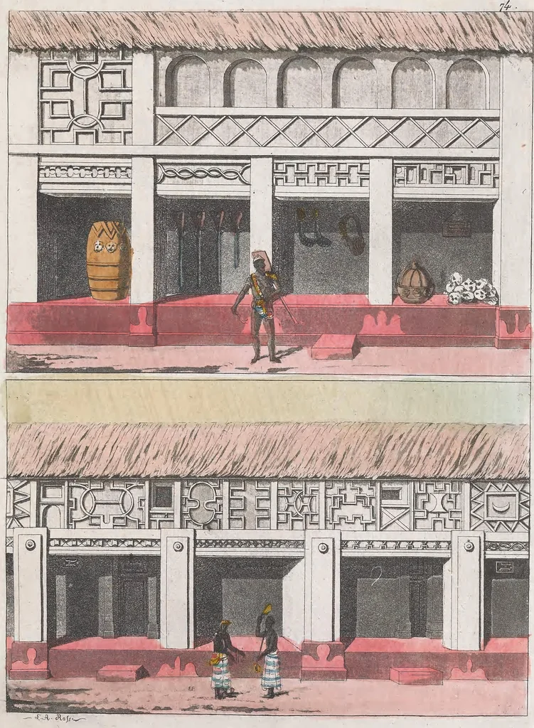 An illustration from Le Costume ancien et moderne ; ou, Histoire du gouvernement, de la milice, de la religion, des arts, sciences et usages de tous les peuples anciens et modernes, d'après les monumens de l'antiquité et accompagné de dessins analogues au sujet, 1815, leaf 616