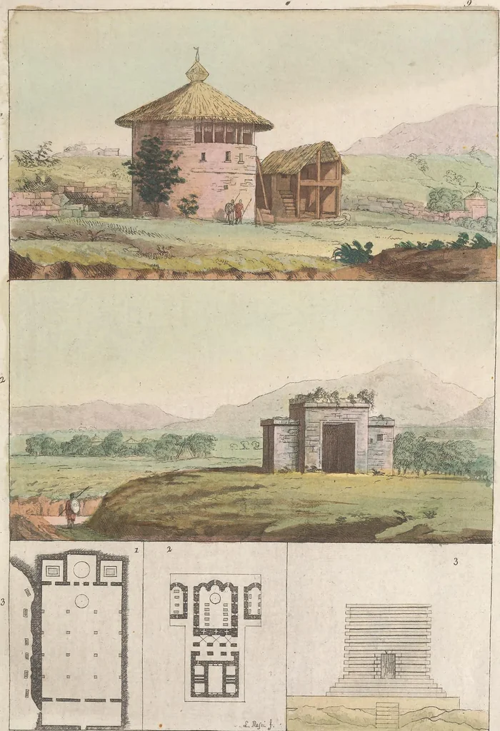 An illustration from Le Costume ancien et moderne ; ou, Histoire du gouvernement, de la milice, de la religion, des arts, sciences et usages de tous les peuples anciens et modernes, d'après les monumens de l'antiquité et accompagné de dessins analogues au sujet, 1815, leaf 94