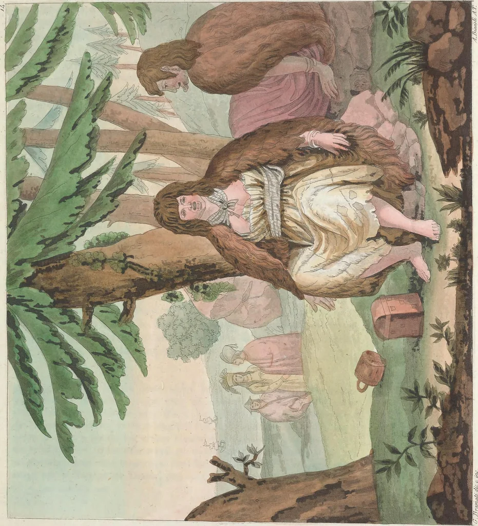 An illustration from Le Costume ancien et moderne ; ou, Histoire du gouvernement, de la milice, de la religion, des arts, sciences et usages de tous les peuples anciens et modernes, d'après les monumens de l'antiquité et accompagné de dessins analogues au sujet, 1815, leaf 134