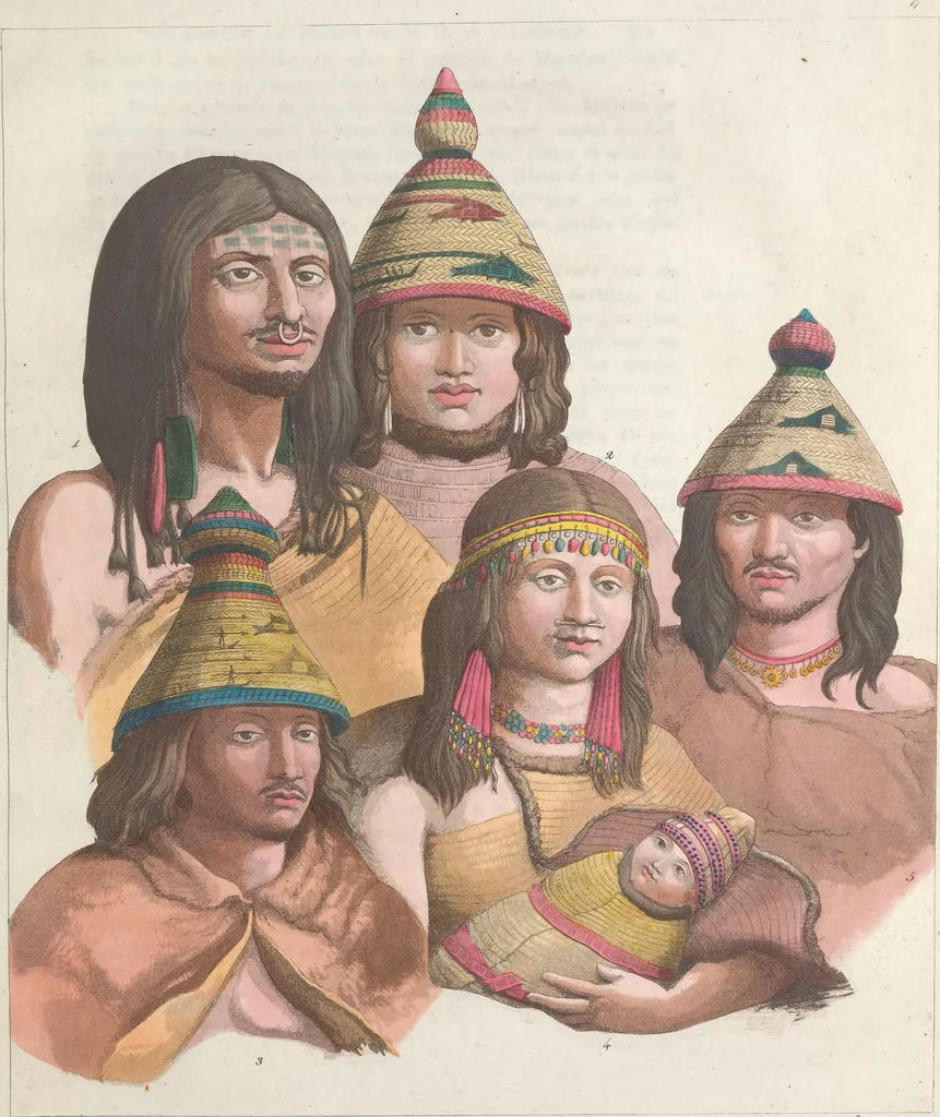 An illustration from Le Costume ancien et moderne ; ou, Histoire du gouvernement, de la milice, de la religion, des arts, sciences et usages de tous les peuples anciens et modernes, d'après les monumens de l'antiquité et accompagné de dessins analogues au sujet, 1815, leaf 152