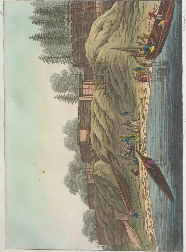 An illustration from Le Costume ancien et moderne ; ou, Histoire du gouvernement, de la milice, de la religion, des arts, sciences et usages de tous les peuples anciens et modernes, d'après les monumens de l'antiquité et accompagné de dessins analogues au sujet, 1815, leaf 158