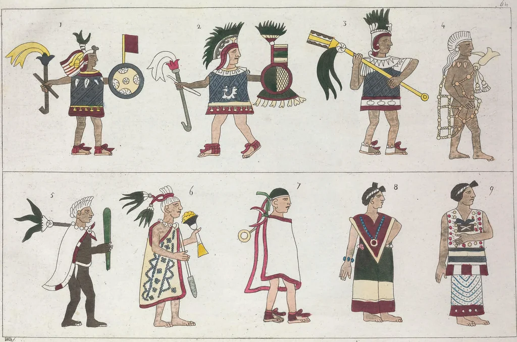An illustration from Le Costume ancien et moderne ; ou, Histoire du gouvernement, de la milice, de la religion, des arts, sciences et usages de tous les peuples anciens et modernes, d'après les monumens de l'antiquité et accompagné de dessins analogues au sujet, 1815, leaf 669