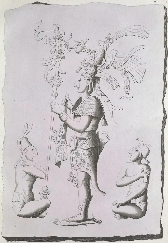 An illustration from Le Costume ancien et moderne ; ou, Histoire du gouvernement, de la milice, de la religion, des arts, sciences et usages de tous les peuples anciens et modernes, d'après les monumens de l'antiquité et accompagné de dessins analogues au sujet, 1815, leaf 680