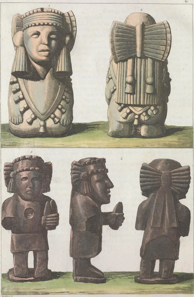 An illustration from Le Costume ancien et moderne ; ou, Histoire du gouvernement, de la milice, de la religion, des arts, sciences et usages de tous les peuples anciens et modernes, d'après les monumens de l'antiquité et accompagné de dessins analogues au sujet, 1815, leaf 695