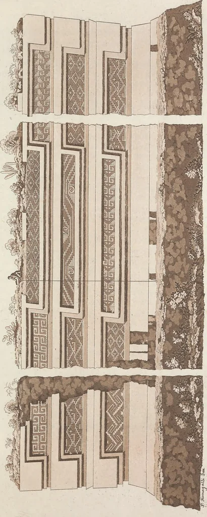 An illustration from Le Costume ancien et moderne ; ou, Histoire du gouvernement, de la milice, de la religion, des arts, sciences et usages de tous les peuples anciens et modernes, d'après les monumens de l'antiquité et accompagné de dessins analogues au sujet, 1815, leaf 726