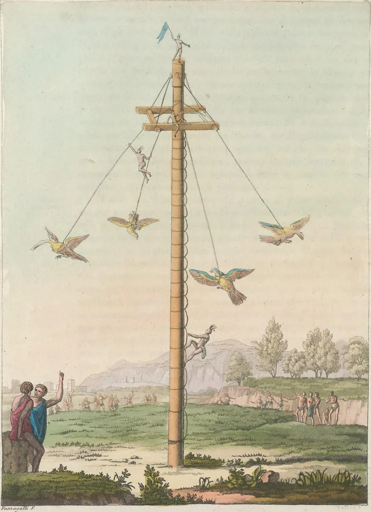 An illustration from Le Costume ancien et moderne ; ou, Histoire du gouvernement, de la milice, de la religion, des arts, sciences et usages de tous les peuples anciens et modernes, d'après les monumens de l'antiquité et accompagné de dessins analogues au sujet, 1815, leaf 741