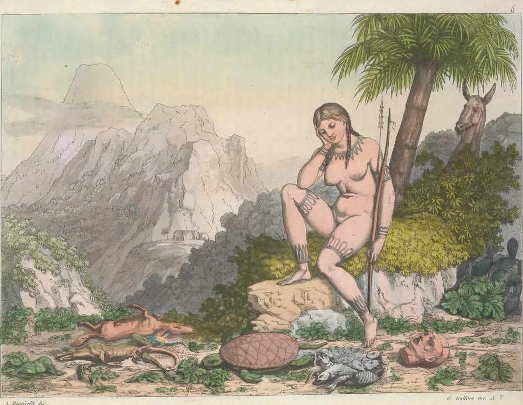 An illustration from Le Costume ancien et moderne ; ou, Histoire du gouvernement, de la milice, de la religion, des arts, sciences et usages de tous les peuples anciens et modernes, d'après les monumens de l'antiquité et accompagné de dessins analogues au sujet, 1815, leaf 75
