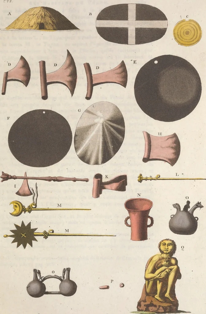 An illustration from Le Costume ancien et moderne ; ou, Histoire du gouvernement, de la milice, de la religion, des arts, sciences et usages de tous les peuples anciens et modernes, d'après les monumens de l'antiquité et accompagné de dessins analogues au sujet, 1815, leaf 200