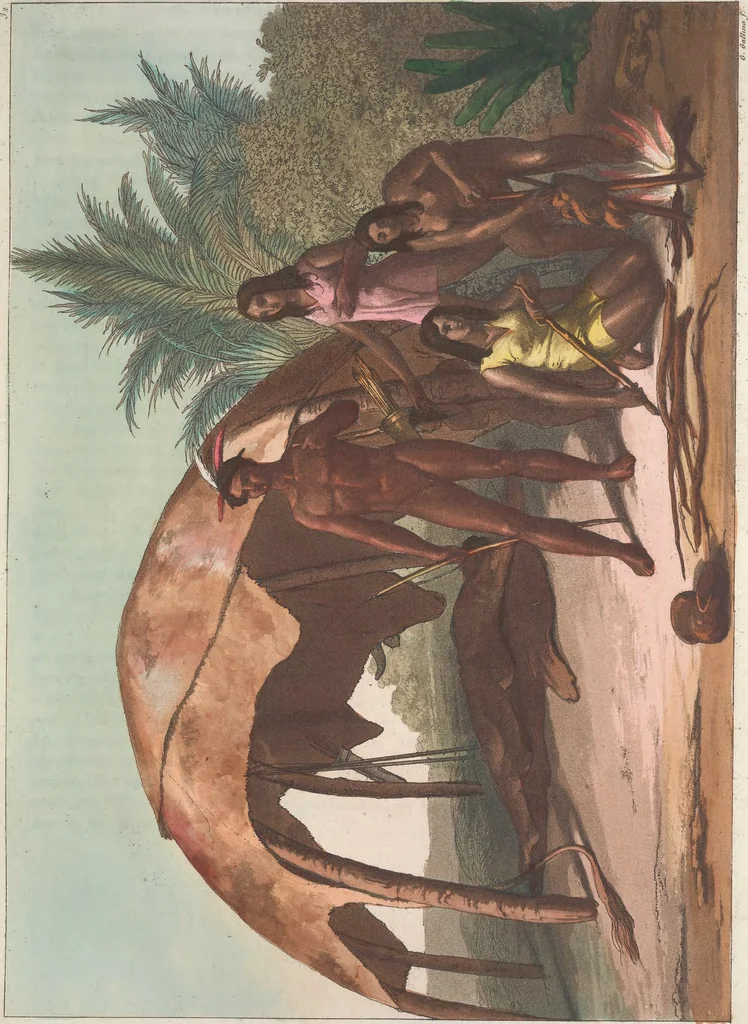 An illustration from Le Costume ancien et moderne ; ou, Histoire du gouvernement, de la milice, de la religion, des arts, sciences et usages de tous les peuples anciens et modernes, d'après les monumens de l'antiquité et accompagné de dessins analogues au sujet, 1815, leaf 300