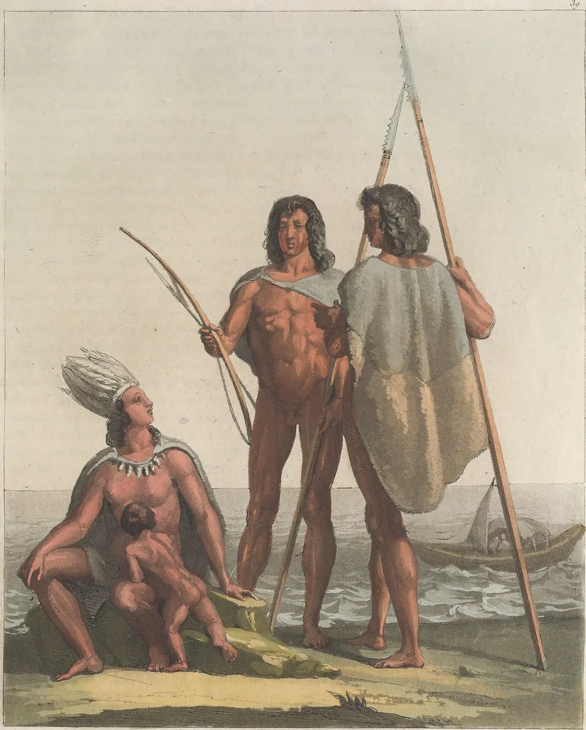 An illustration from Le Costume ancien et moderne ; ou, Histoire du gouvernement, de la milice, de la religion, des arts, sciences et usages de tous les peuples anciens et modernes, d'après les monumens de l'antiquité et accompagné de dessins analogues au sujet, 1815, leaf 378