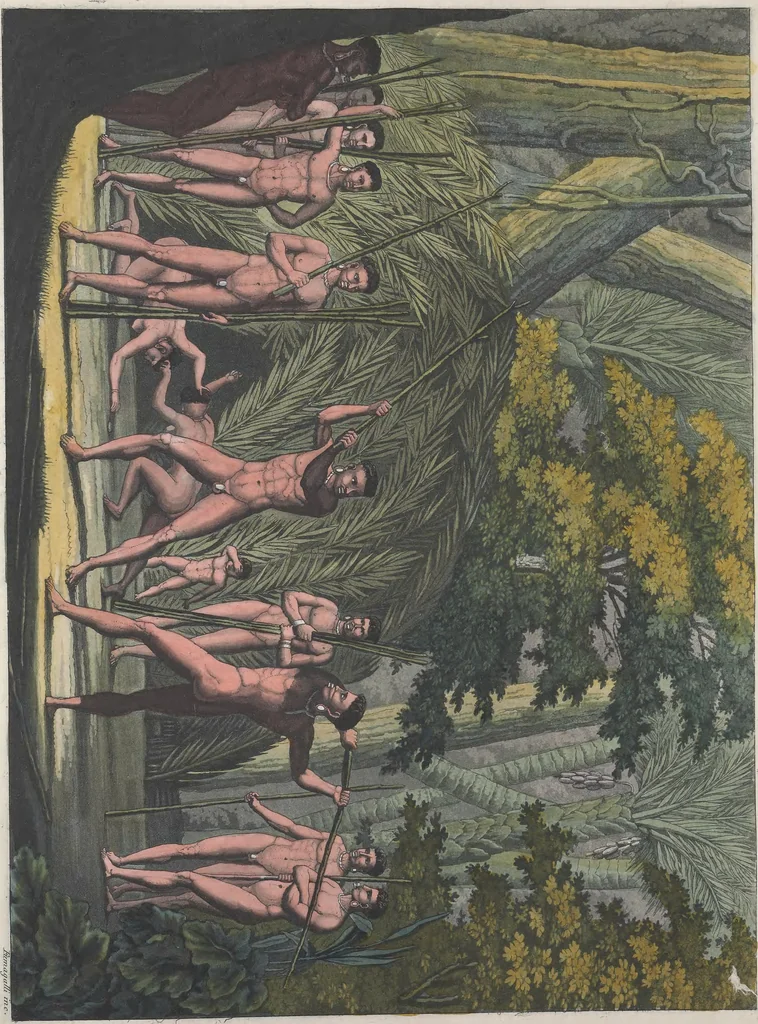 An illustration from Le Costume ancien et moderne ; ou, Histoire du gouvernement, de la milice, de la religion, des arts, sciences et usages de tous les peuples anciens et modernes, d'après les monumens de l'antiquité et accompagné de dessins analogues au sujet, 1815, leaf 459
