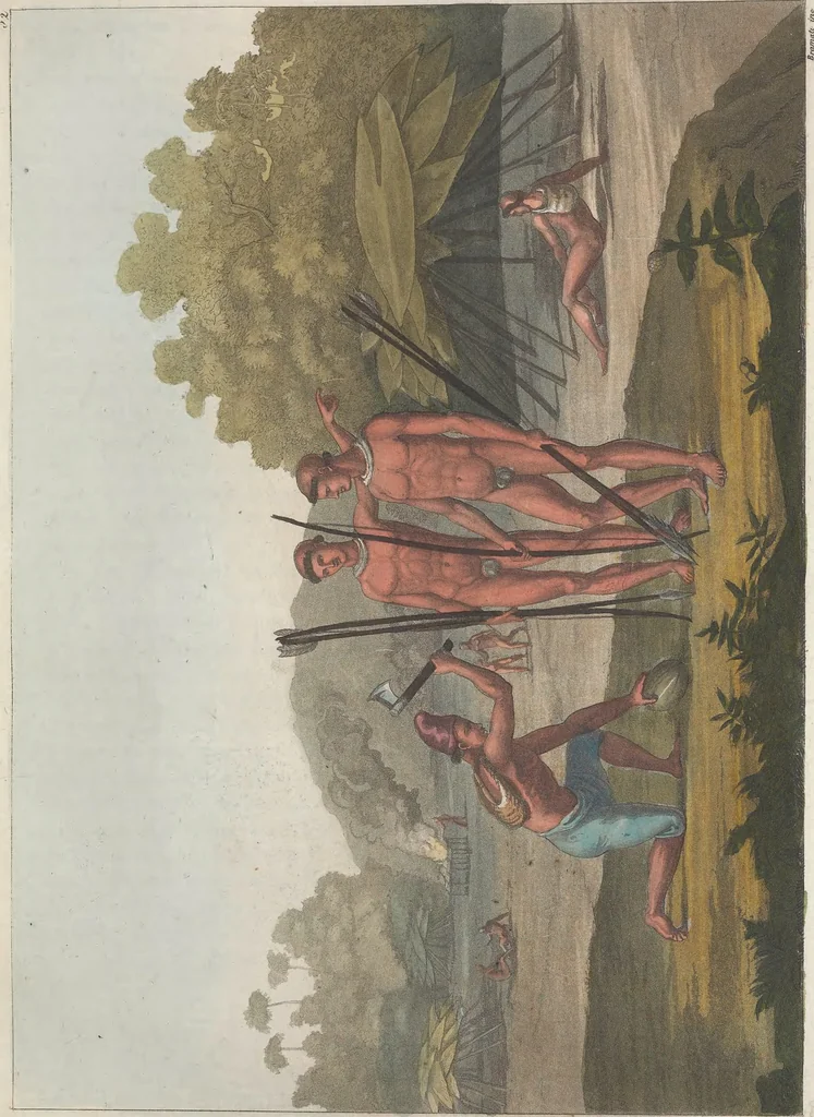 An illustration from Le Costume ancien et moderne ; ou, Histoire du gouvernement, de la milice, de la religion, des arts, sciences et usages de tous les peuples anciens et modernes, d'après les monumens de l'antiquité et accompagné de dessins analogues au sujet, 1815, leaf 462