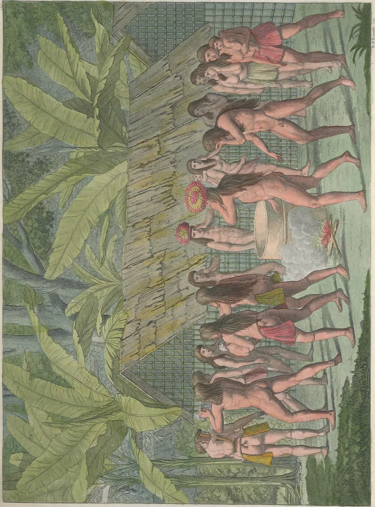 An illustration from Le Costume ancien et moderne ; ou, Histoire du gouvernement, de la milice, de la religion, des arts, sciences et usages de tous les peuples anciens et modernes, d'après les monumens de l'antiquité et accompagné de dessins analogues au sujet, 1815, leaf 470
