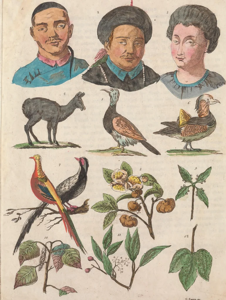An illustration from Le Costume ancien et moderne ; ou, Histoire du gouvernement, de la milice, de la religion, des arts, sciences et usages de tous les peuples anciens et modernes, d'après les monumens de l'antiquité et accompagné de dessins analogues au sujet, 1815, leaf 106