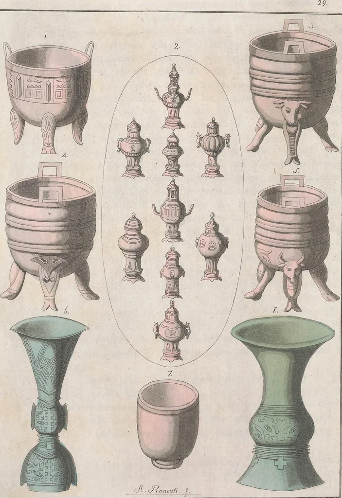 An illustration from Le Costume ancien et moderne ; ou, Histoire du gouvernement, de la milice, de la religion, des arts, sciences et usages de tous les peuples anciens et modernes, d'après les monumens de l'antiquité et accompagné de dessins analogues au sujet, 1815, leaf 228