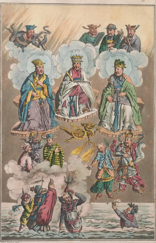 An illustration from Le Costume ancien et moderne ; ou, Histoire du gouvernement, de la milice, de la religion, des arts, sciences et usages de tous les peuples anciens et modernes, d'après les monumens de l'antiquité et accompagné de dessins analogues au sujet, 1815, leaf 242