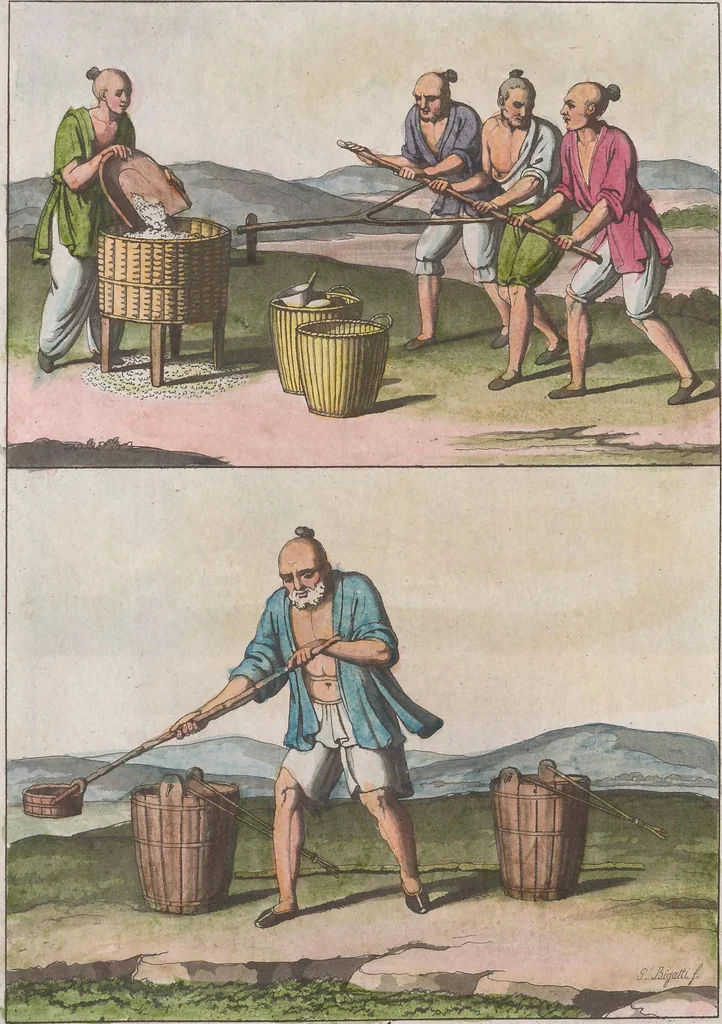 An illustration from Le Costume ancien et moderne ; ou, Histoire du gouvernement, de la milice, de la religion, des arts, sciences et usages de tous les peuples anciens et modernes, d'après les monumens de l'antiquité et accompagné de dessins analogues au sujet, 1815, leaf 306