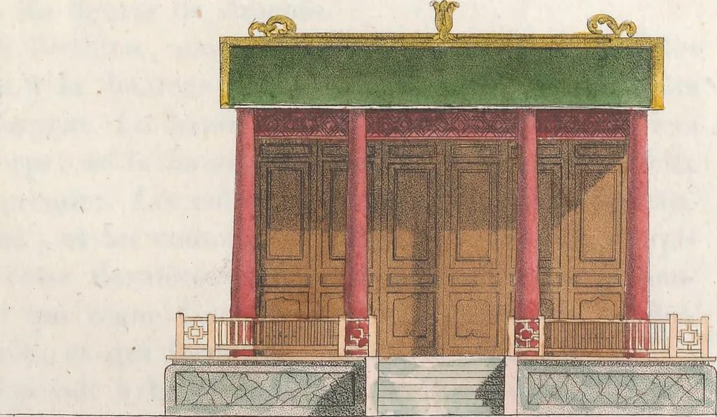 An illustration from Le Costume ancien et moderne ; ou, Histoire du gouvernement, de la milice, de la religion, des arts, sciences et usages de tous les peuples anciens et modernes, d'après les monumens de l'antiquité et accompagné de dessins analogues au sujet, 1815, leaf 347