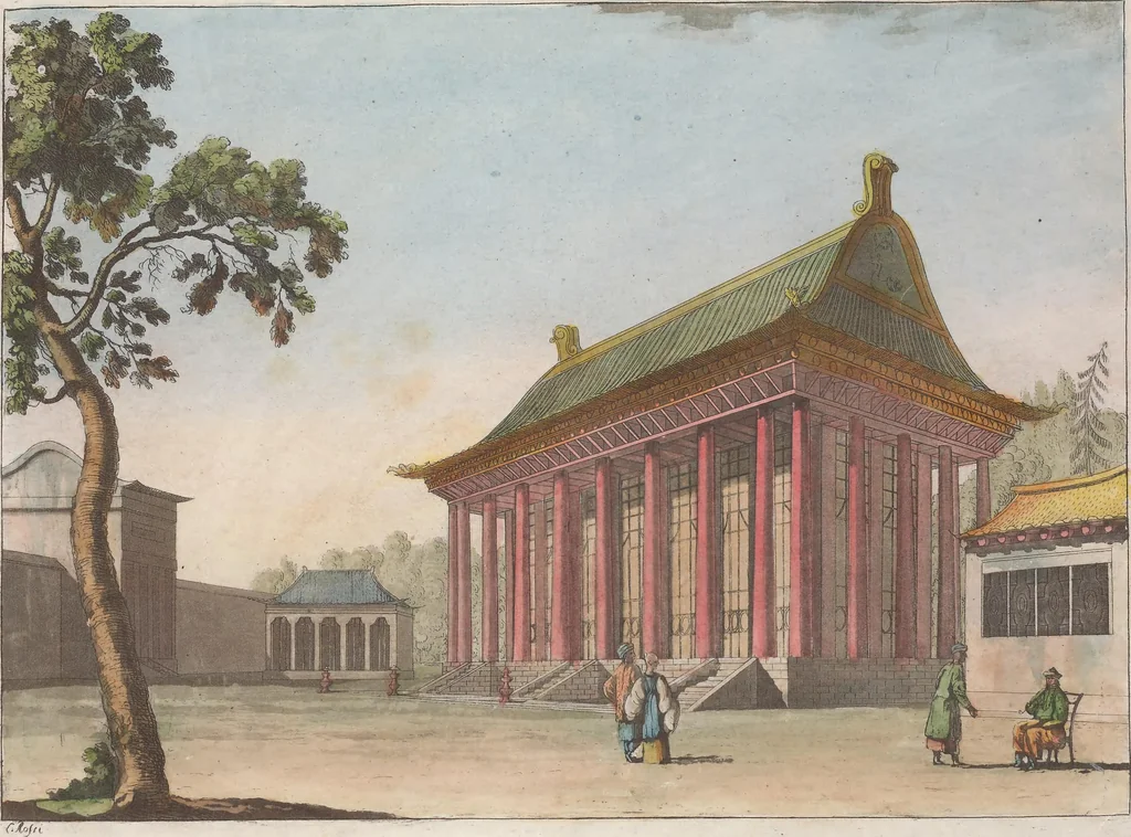 An illustration from Le Costume ancien et moderne ; ou, Histoire du gouvernement, de la milice, de la religion, des arts, sciences et usages de tous les peuples anciens et modernes, d'après les monumens de l'antiquité et accompagné de dessins analogues au sujet, 1815, leaf 366