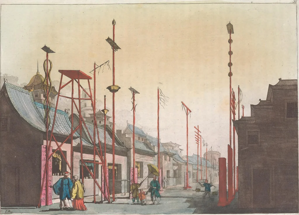 An illustration from Le Costume ancien et moderne ; ou, Histoire du gouvernement, de la milice, de la religion, des arts, sciences et usages de tous les peuples anciens et modernes, d'après les monumens de l'antiquité et accompagné de dessins analogues au sujet, 1815, leaf 373