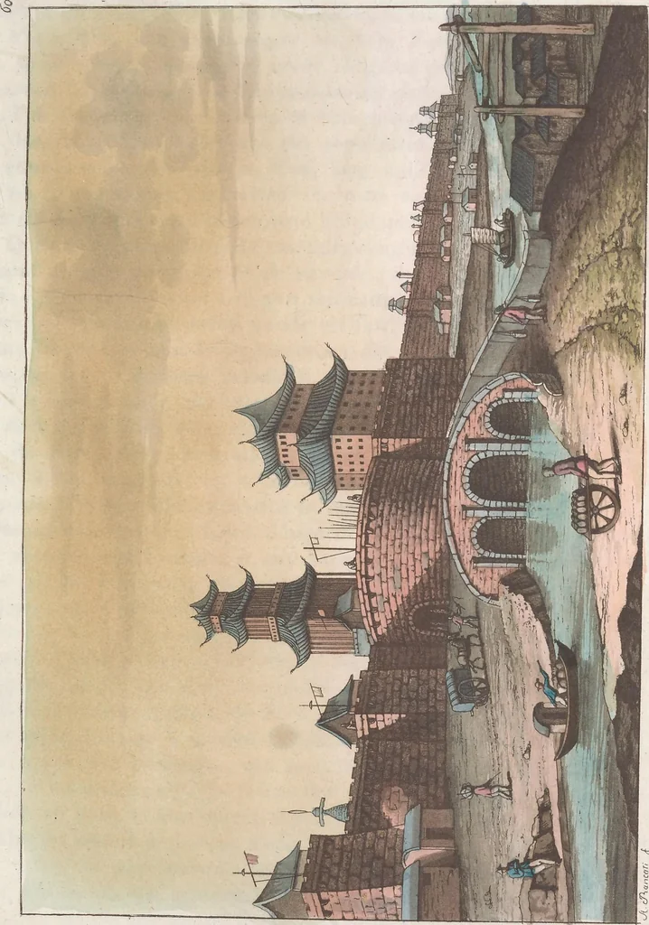 An illustration from Le Costume ancien et moderne ; ou, Histoire du gouvernement, de la milice, de la religion, des arts, sciences et usages de tous les peuples anciens et modernes, d'après les monumens de l'antiquité et accompagné de dessins analogues au sujet, 1815, leaf 403