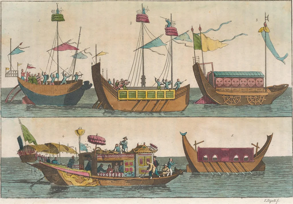 An illustration from Le Costume ancien et moderne ; ou, Histoire du gouvernement, de la milice, de la religion, des arts, sciences et usages de tous les peuples anciens et modernes, d'après les monumens de l'antiquité et accompagné de dessins analogues au sujet, 1815, leaf 411