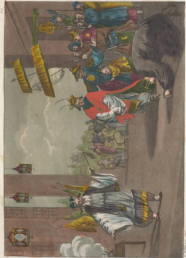 An illustration from Le Costume ancien et moderne ; ou, Histoire du gouvernement, de la milice, de la religion, des arts, sciences et usages de tous les peuples anciens et modernes, d'après les monumens de l'antiquité et accompagné de dessins analogues au sujet, 1815, leaf 431