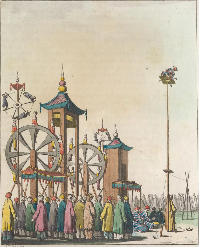An illustration from Le Costume ancien et moderne ; ou, Histoire du gouvernement, de la milice, de la religion, des arts, sciences et usages de tous les peuples anciens et modernes, d'après les monumens de l'antiquité et accompagné de dessins analogues au sujet, 1815, leaf 503