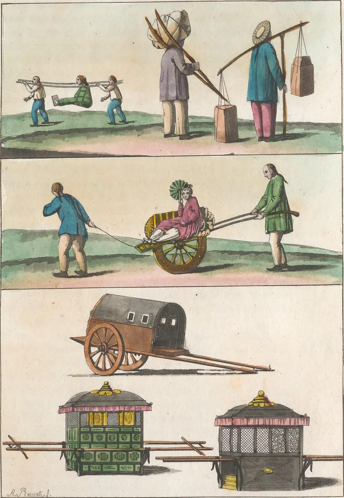 An illustration from Le Costume ancien et moderne ; ou, Histoire du gouvernement, de la milice, de la religion, des arts, sciences et usages de tous les peuples anciens et modernes, d'après les monumens de l'antiquité et accompagné de dessins analogues au sujet, 1815, leaf 507