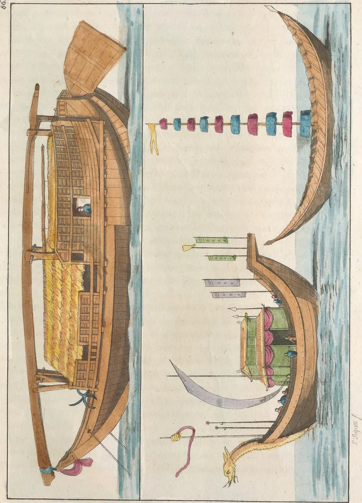 An illustration from Le Costume ancien et moderne ; ou, Histoire du gouvernement, de la milice, de la religion, des arts, sciences et usages de tous les peuples anciens et modernes, d'après les monumens de l'antiquité et accompagné de dessins analogues au sujet, 1815, leaf 617