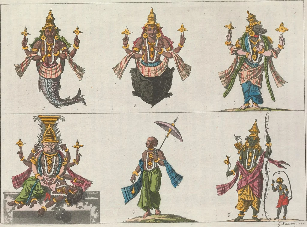 An illustration from Le Costume ancien et moderne ; ou, Histoire du gouvernement, de la milice, de la religion, des arts, sciences et usages de tous les peuples anciens et modernes, d'après les monumens de l'antiquité et accompagné de dessins analogues au sujet, 1815, leaf 177