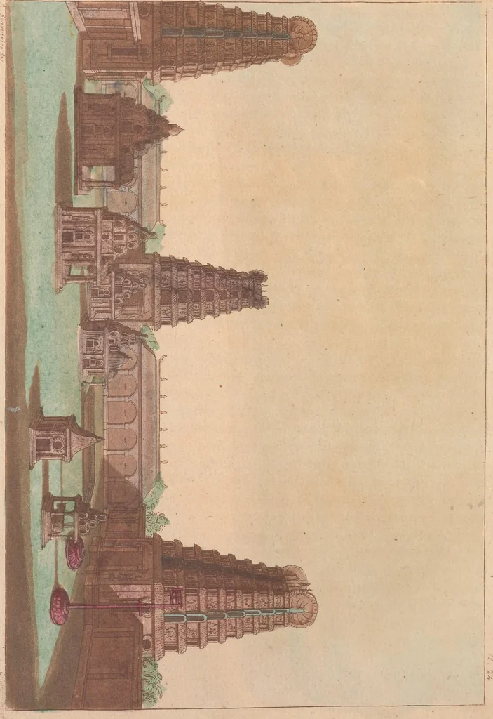 An illustration from Le Costume ancien et moderne ; ou, Histoire du gouvernement, de la milice, de la religion, des arts, sciences et usages de tous les peuples anciens et modernes, d'après les monumens de l'antiquité et accompagné de dessins analogues au sujet, 1815, leaf 203