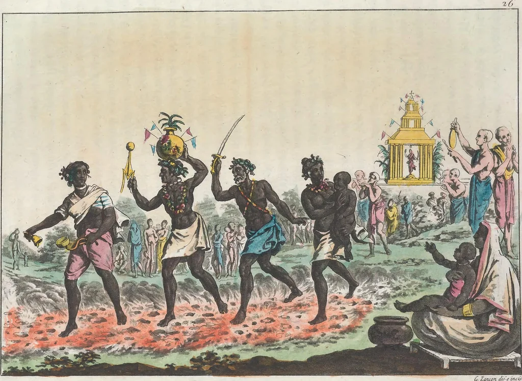 An illustration from Le Costume ancien et moderne ; ou, Histoire du gouvernement, de la milice, de la religion, des arts, sciences et usages de tous les peuples anciens et modernes, d'après les monumens de l'antiquité et accompagné de dessins analogues au sujet, 1815, leaf 215