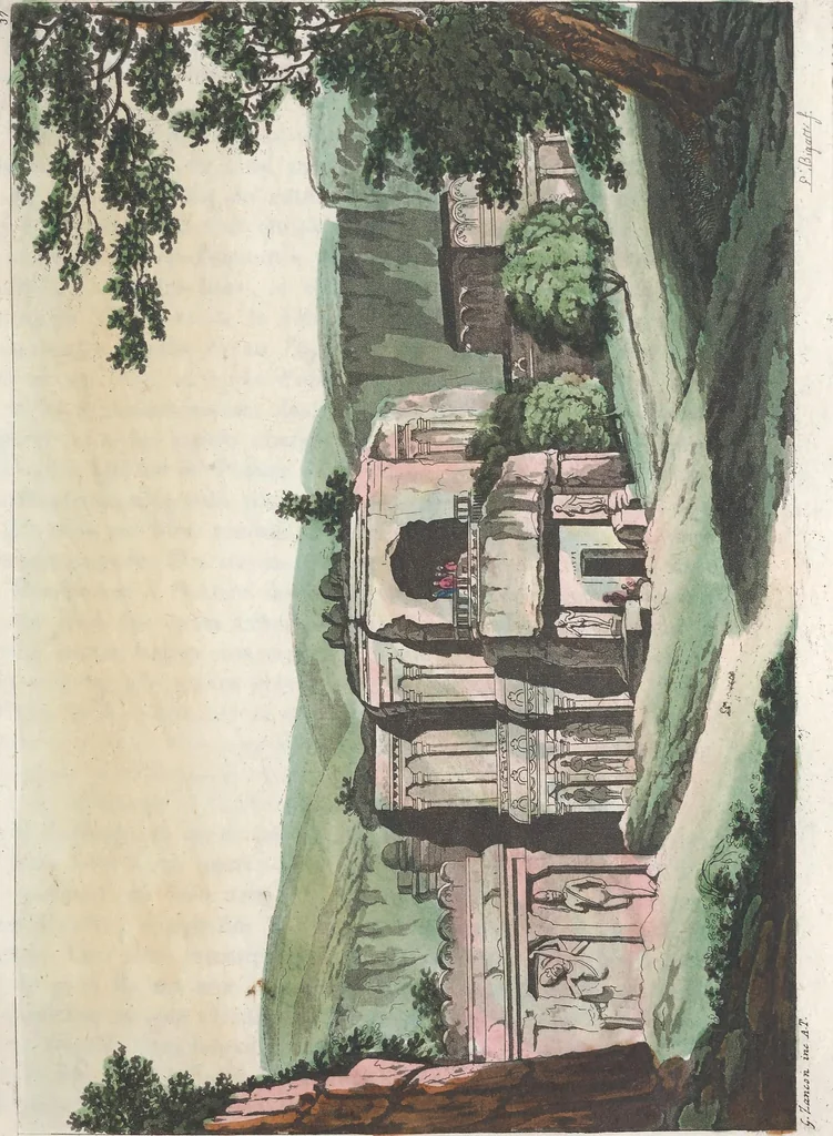 An illustration from Le Costume ancien et moderne ; ou, Histoire du gouvernement, de la milice, de la religion, des arts, sciences et usages de tous les peuples anciens et modernes, d'après les monumens de l'antiquité et accompagné de dessins analogues au sujet, 1815, leaf 280