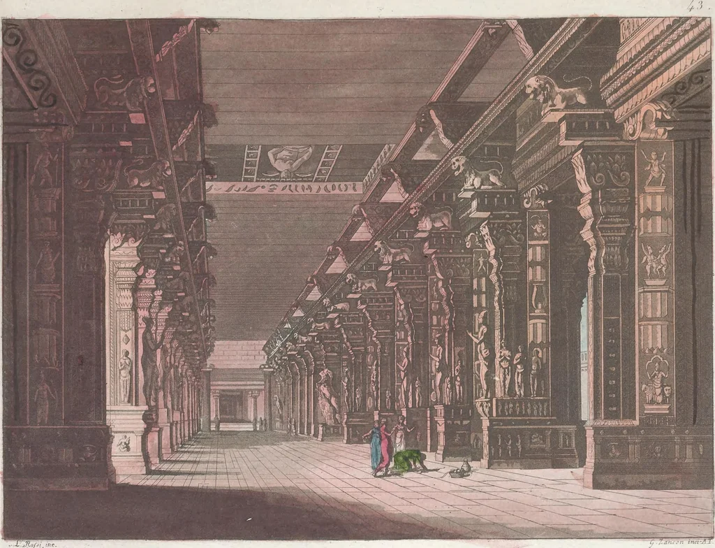 An illustration from Le Costume ancien et moderne ; ou, Histoire du gouvernement, de la milice, de la religion, des arts, sciences et usages de tous les peuples anciens et modernes, d'après les monumens de l'antiquité et accompagné de dessins analogues au sujet, 1815, leaf 318