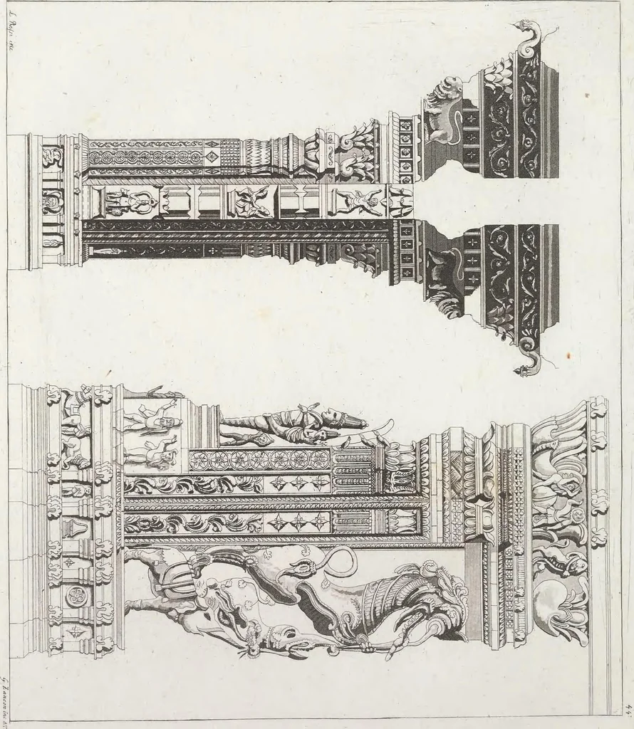 An illustration from Le Costume ancien et moderne ; ou, Histoire du gouvernement, de la milice, de la religion, des arts, sciences et usages de tous les peuples anciens et modernes, d'après les monumens de l'antiquité et accompagné de dessins analogues au sujet, 1815, leaf 321