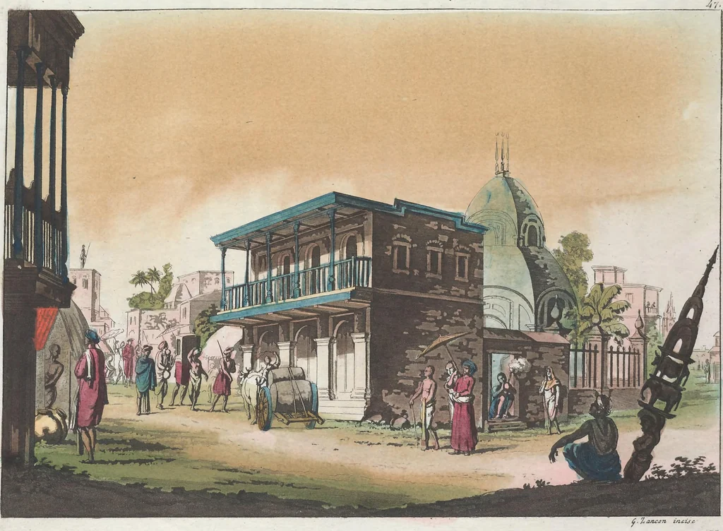 An illustration from Le Costume ancien et moderne ; ou, Histoire du gouvernement, de la milice, de la religion, des arts, sciences et usages de tous les peuples anciens et modernes, d'après les monumens de l'antiquité et accompagné de dessins analogues au sujet, 1815, leaf 337