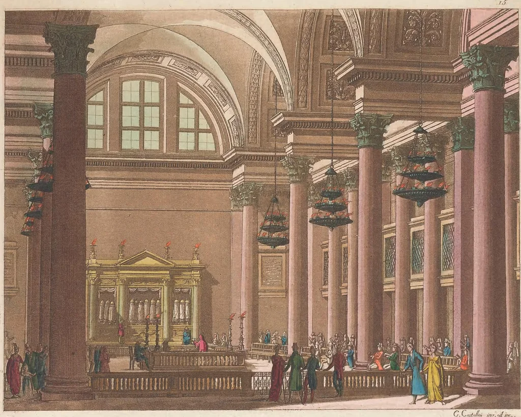An illustration from Le Costume ancien et moderne ; ou, Histoire du gouvernement, de la milice, de la religion, des arts, sciences et usages de tous les peuples anciens et modernes, d'après les monumens de l'antiquité et accompagné de dessins analogues au sujet, 1815, leaf 148